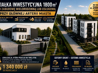Działka inwestycyjna Tomaszów Mazowiecki
