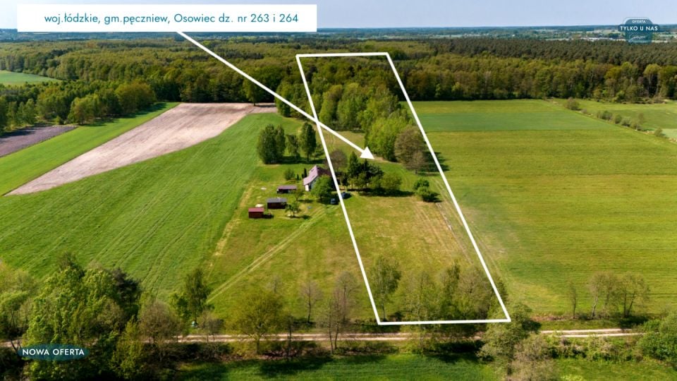 Działka rolna Osowiec