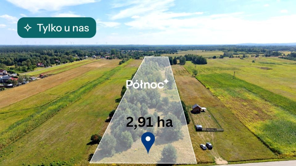 Działka rolna Żuraw