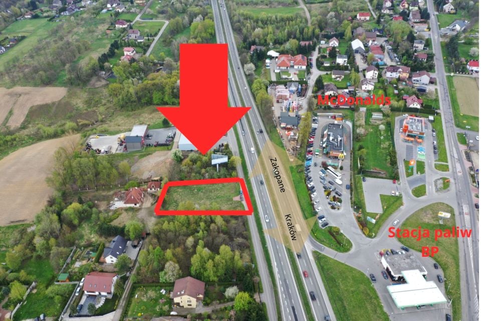Działka inna Mogilany