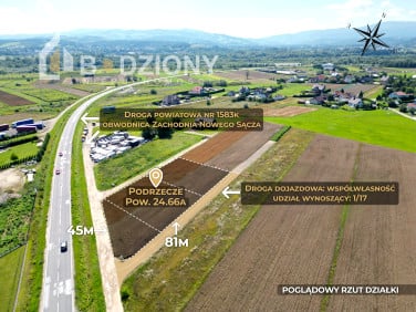 Działka budowlana Podrzecze