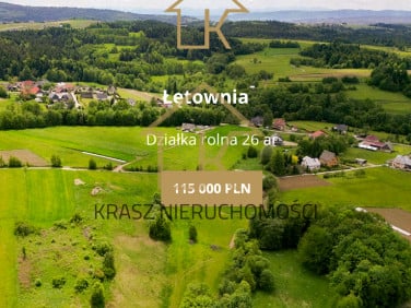 Działka rolna Łętownia