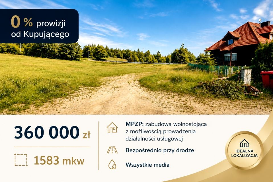 Działka budowlana Kielno