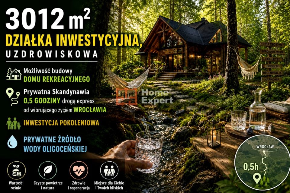 Działka inwestycyjna Ostrowina