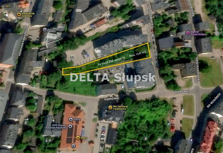 Sprzedam działkę Słupsk - 1 341 m², Słupsk