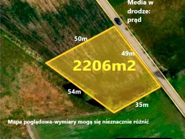 Działka rolna Sokolany