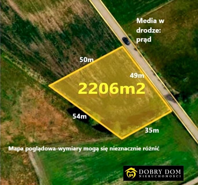 Działka rolna Sokolany