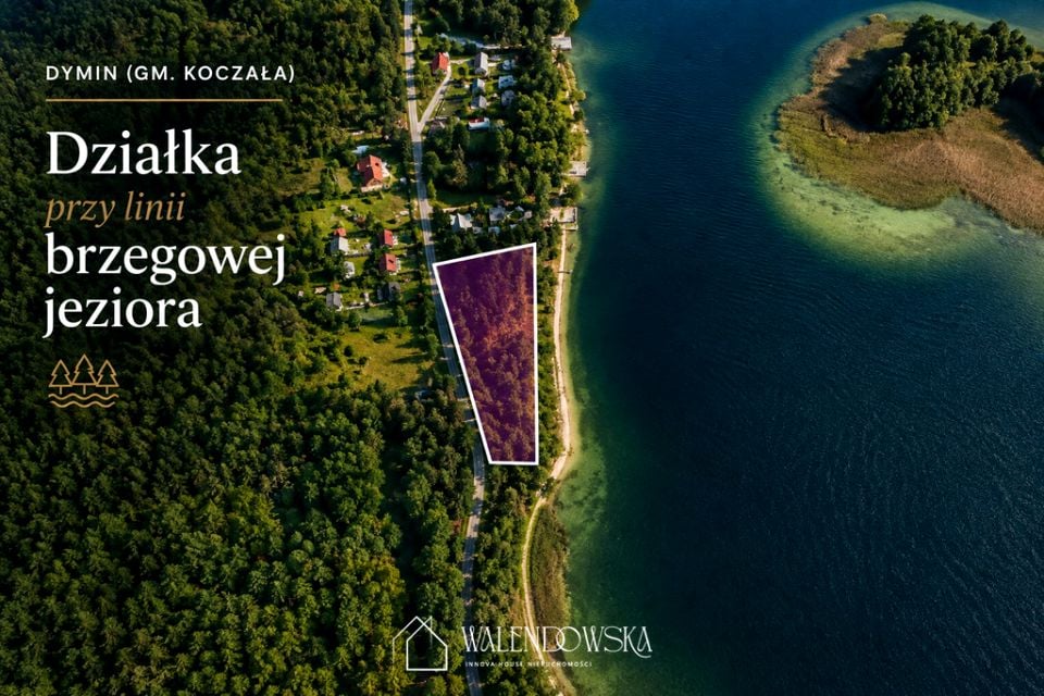 Działka nad jeziorem