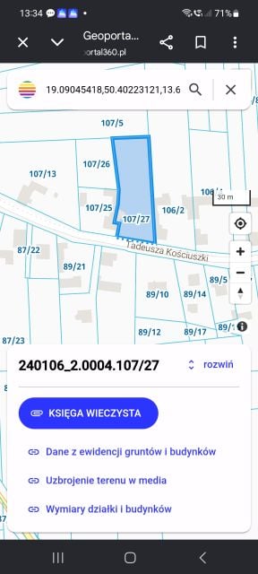 Działka budowlana Góra Siewierska