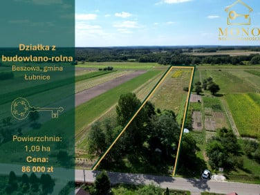 Działka budowlano-rolna Beszowa