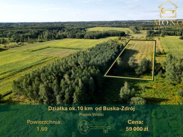 Działka rolna Piasek Wielki