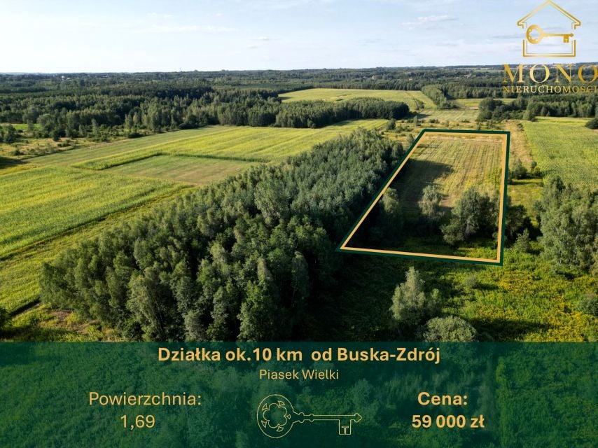 Działka rolna Piasek Wielki