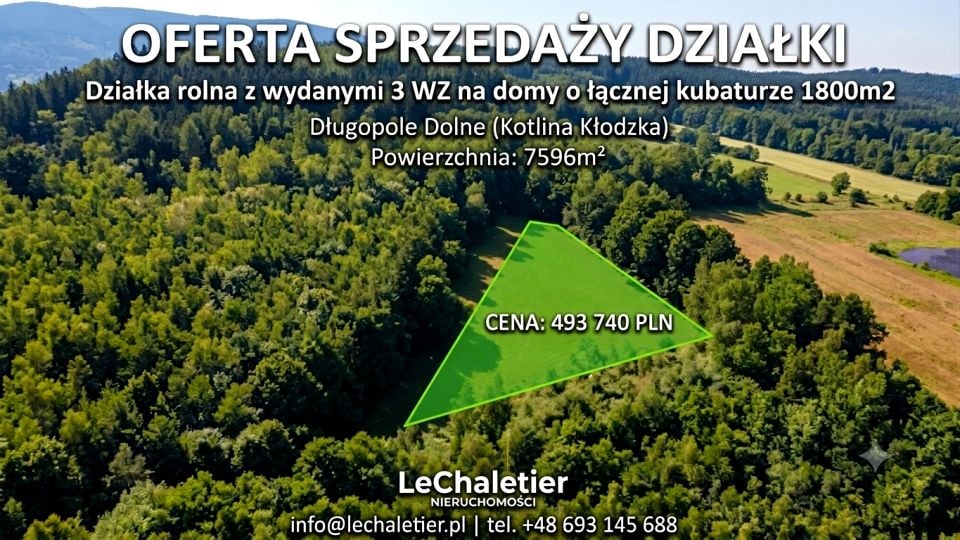 Działka budowlana Długopole Dolne