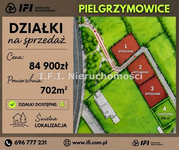 Działka Pielgrzymowice