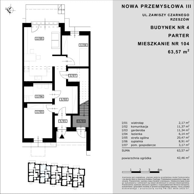 Mieszkanie Zwięczyca, ul. Zawiszy Czarnego