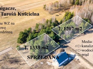 Działka budowlano-rolna Pomigacze