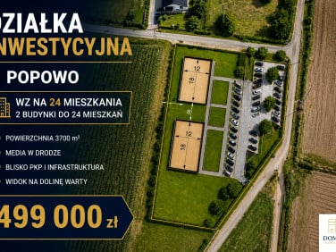 Działka budowlana Popowo