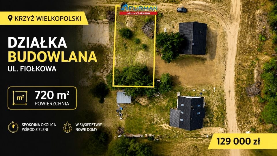 Działka budowlana Krzyż Wielkopolski