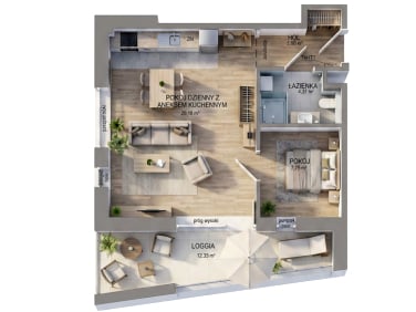 Mieszkanie apartamentowiec sprzedaż