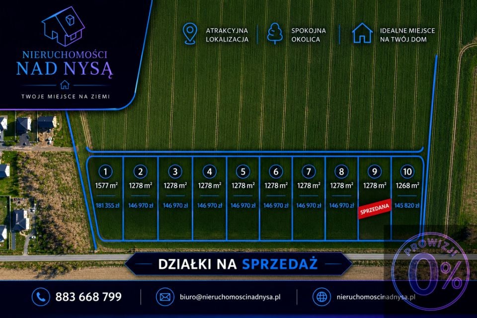 Działka budowlana Koźlice