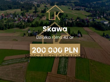 Działka rolna Skawa