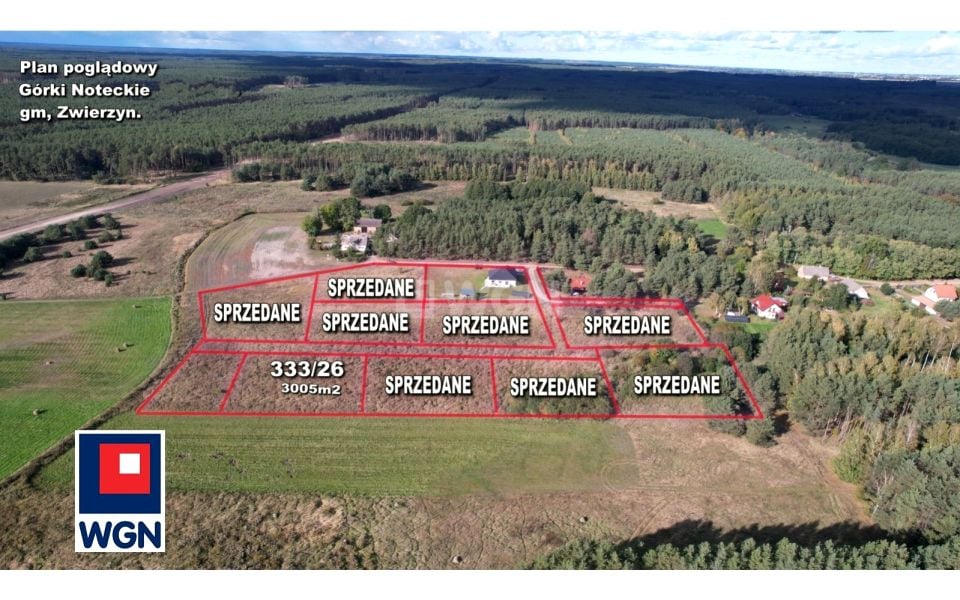 Działka budowlana Górki Noteckie