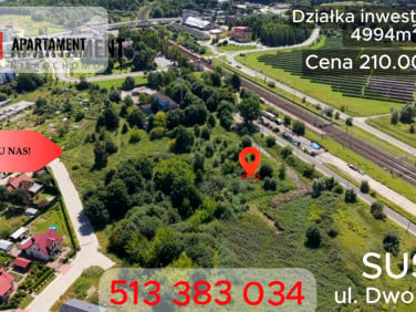 Działka usługowa Susz