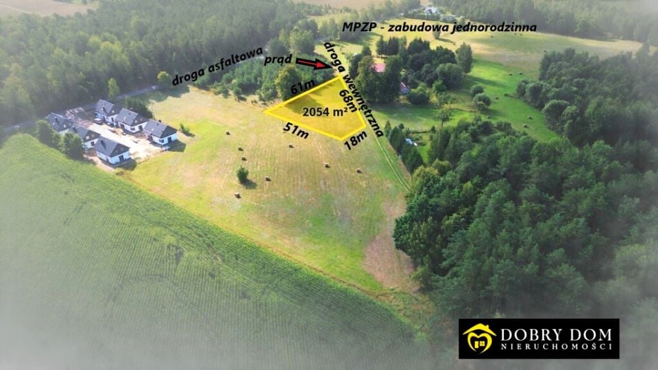 Działka budowlana Kościuki
