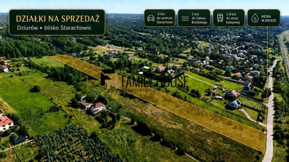 Działka budowlana Dziurów