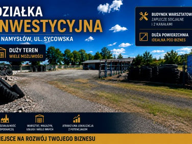 Działka inwestycyjna Namysłów