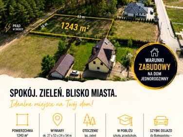 Działka budowlana Księżyno