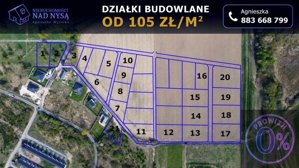 Działka budowlana Koźlice