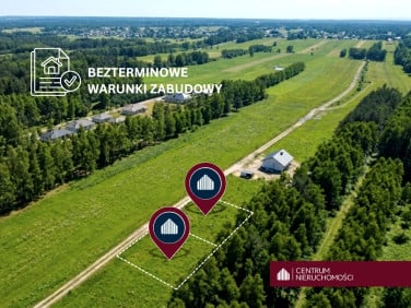 Działka przy lesie