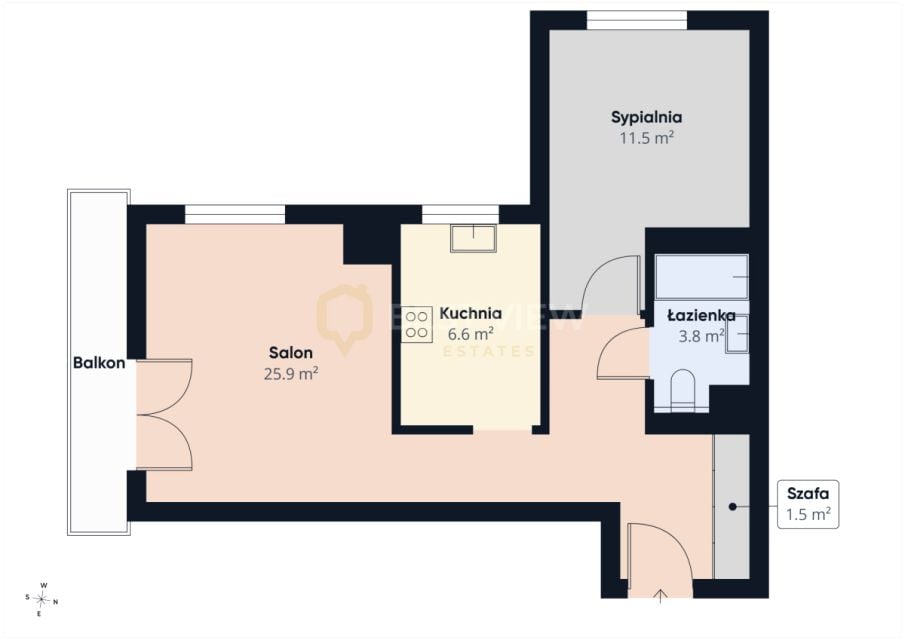 Apartament, ul. Szwoleżerów