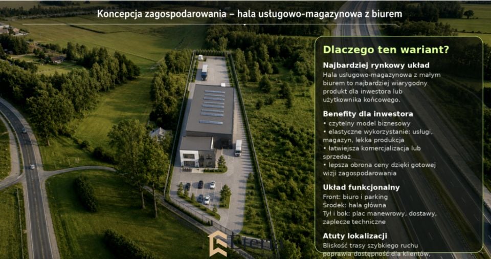 Działka komercyjna, ul. Strażacka
