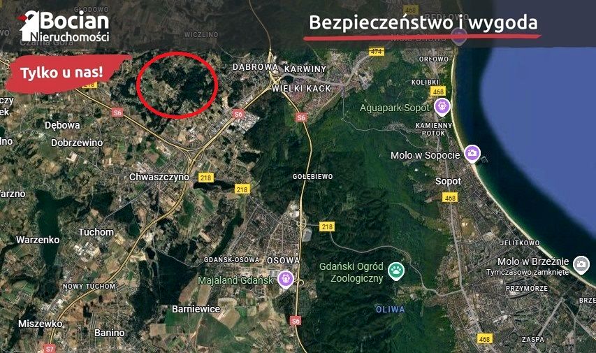 Działka budowlana Chwaszczyno