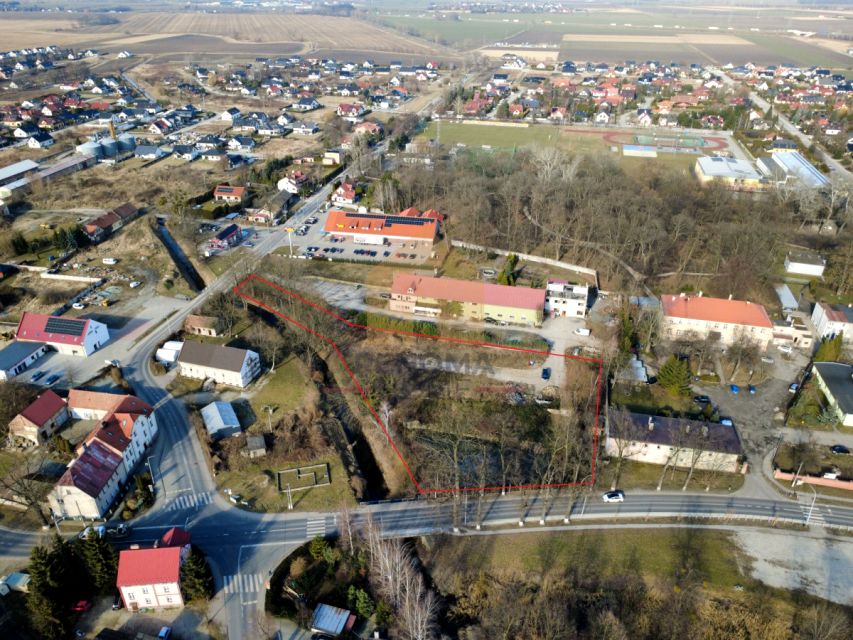 Działka usługowa Żórawina sprzedam
