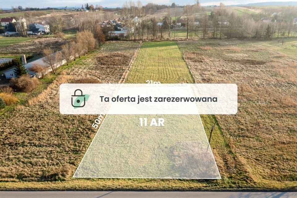 Działka budowlana Zgłobień sprzedam