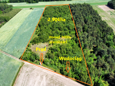 Działka budowlano-rolna Dąbrówka