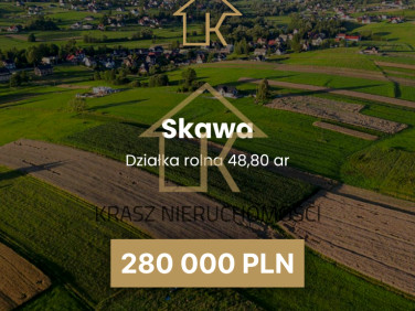 Działka rolna Skawa