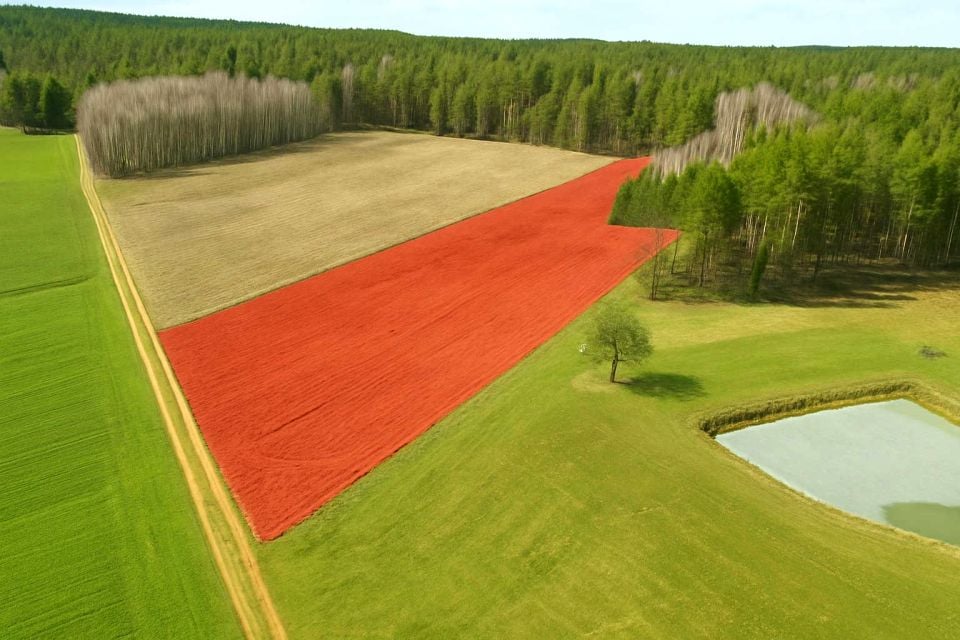 Działka budowlano-rolna Kopce