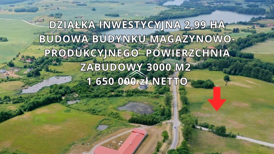 Działka inwestycyjna Jaśki