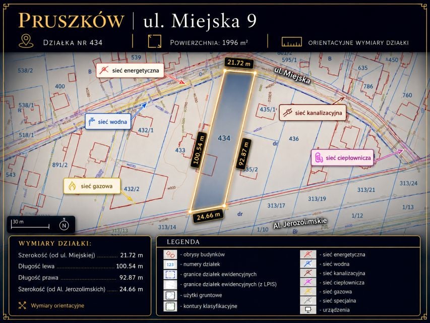 Działka budowlana Pruszków
