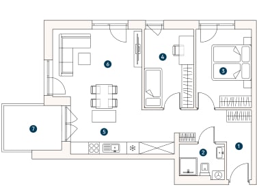 Mieszkanie Kęty