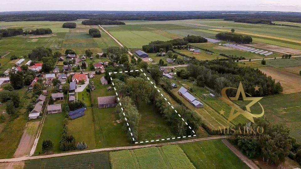 Ogrodzona działka sprzedam