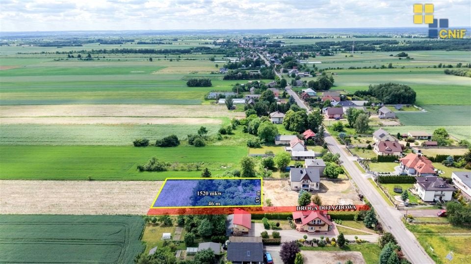 Działka budowlana Mykanów