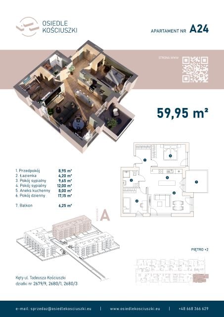 Mieszkanie Nowe Miasto, ul. Tadeusza Kościuszki