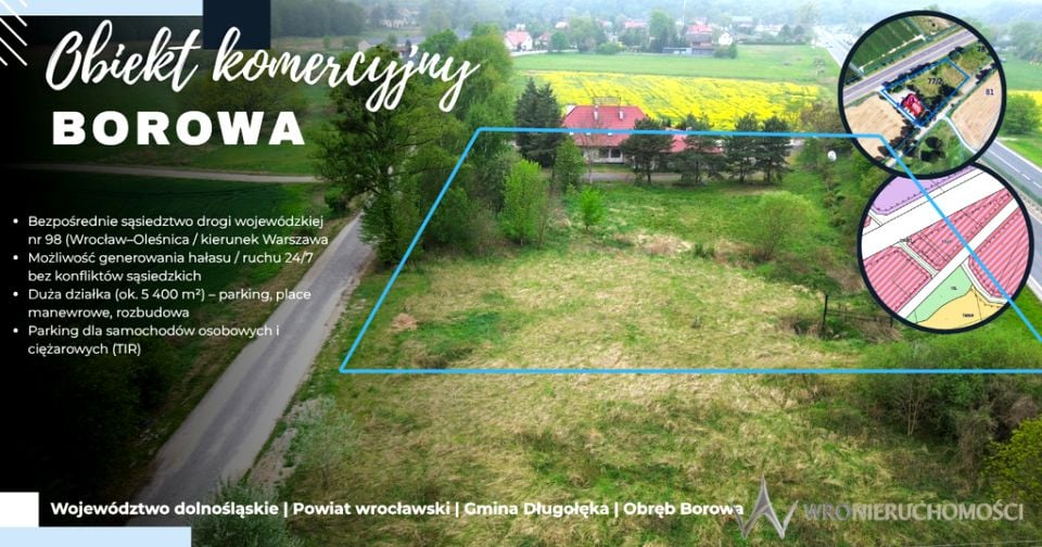 Budynek użytkowy BOROWA sprzedaż