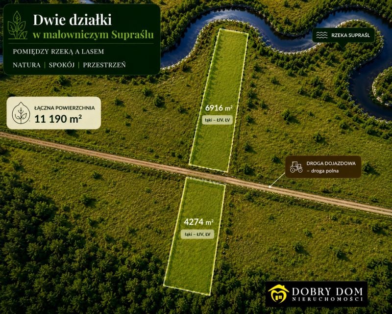 Działka rolna Supraśl