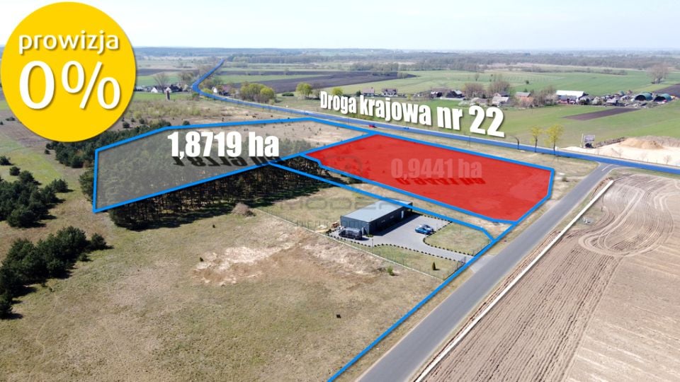 Działka usługowa Karkoszów